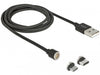 EAN 4015867163153 - DeLOCK 85723 cable USB USB 2.0 1,1 m USB A USB C/Micro-USB B Negro imagen 1