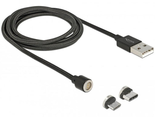EAN 4015867163153 - DeLOCK 85723 cable USB USB 2.0 1,1 m USB A USB C/Micro-USB B Negro imagen 1