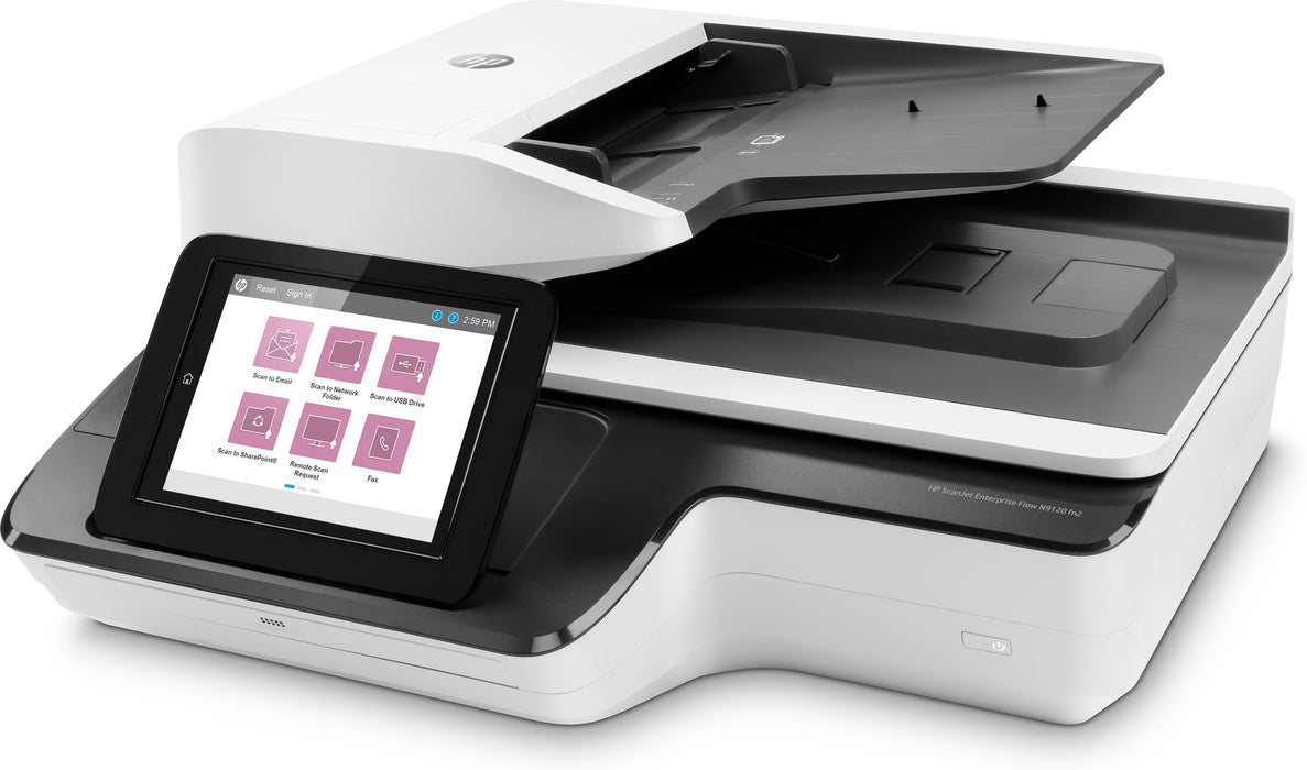 EAN 0190781818649 - HP Scanjet Enterprise Flow N9120 fn2 Escáner plano y alimentador automático de documentos (ADF, Automatic imagen 3
