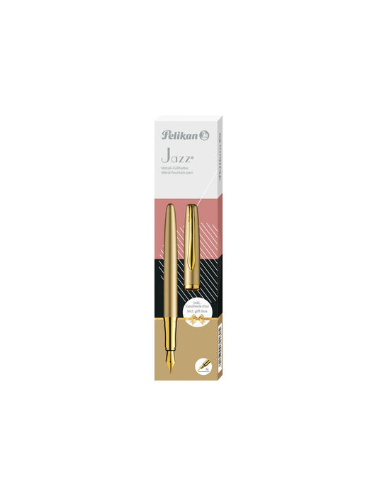 EAN 4012700821829 - Pelikan Jazz Noble Elegance P36 pluma estilográfica Sistema de carga por cartucho Oro, Amarillo 1 pieza(s imagen 7