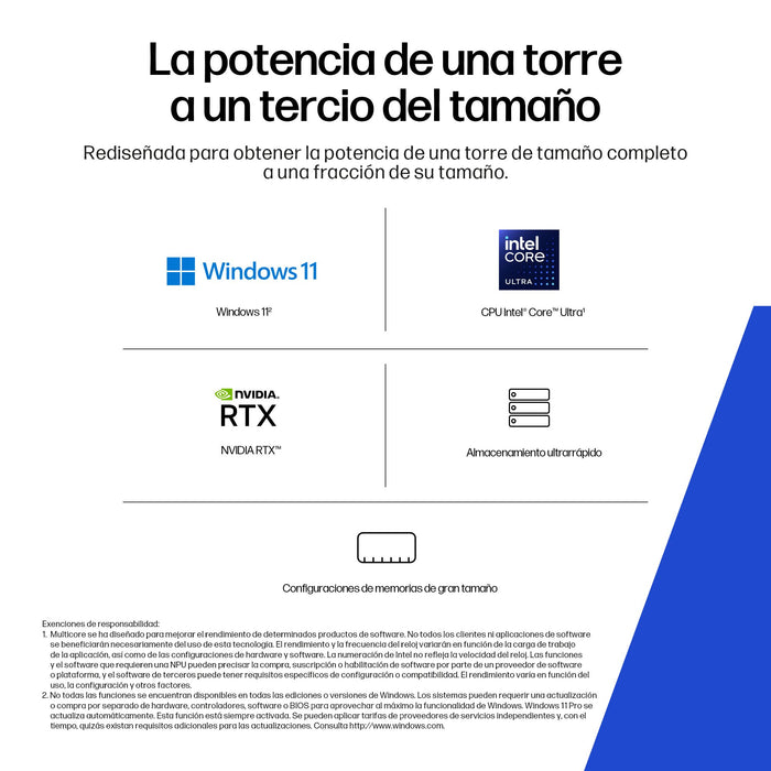 EAN 0199896738644 - HP Z2 SFF G1i Workstation Desktop PC Wolf Pro Security Edition Intel Core Ultra 7 265 48 GB DDR5-SDRAM 1  imagen 10