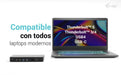 EAN 8595611707940 - i-tec TB5TRIPLEDOCKM2PD base para portátil y replicador de puertos Alámbrico Negro imagen 5