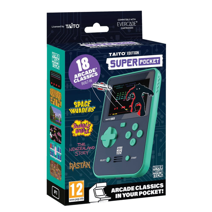 EAN 5060990240201 - Just for Games Super Pocket TAITO Edition Evercade videoconsola portátil 7,11 cm (2.8") Rojo imagen 6