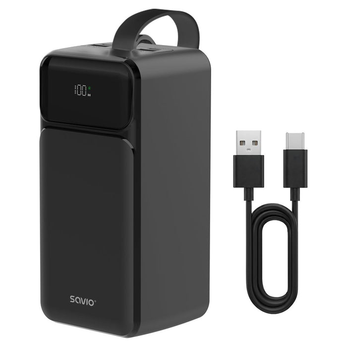 EAN 5907264119880 - Savio BA-14 batería externa Polímero de litio 50000 mAh Negro imagen 9