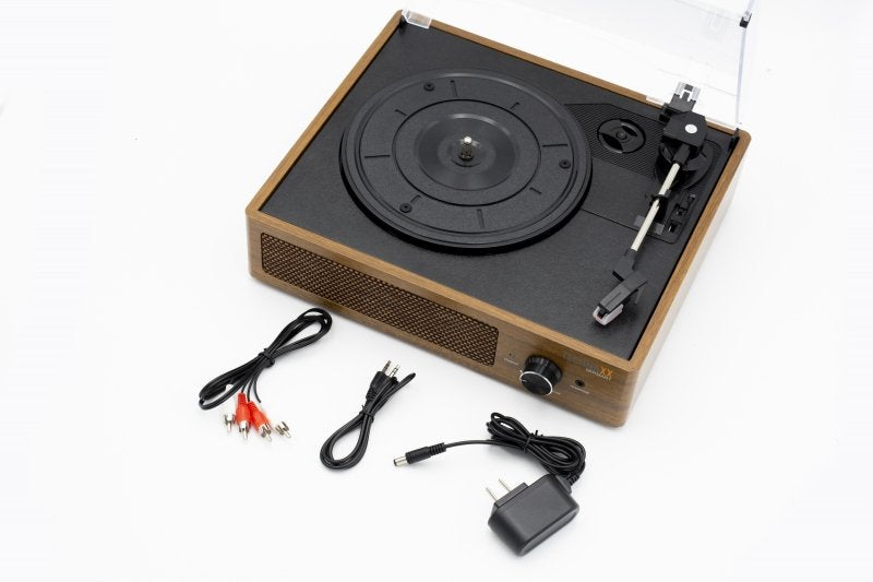 EAN 4260358125220 - Technaxx TX-186 Tocadiscos de tracción por correa Negro, Madera imagen 8