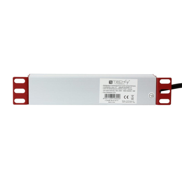 EAN 8051128106909 - Techly I-CASE M10-4ITY accesorio de bastidor Regleta eléctrica imagen 3