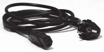 EAN 0745883724567 - Belkin F3A225CP1.8M-P cable de transmisión Negro 1,8 m C13 acoplador Enchufe tipo F imagen 1