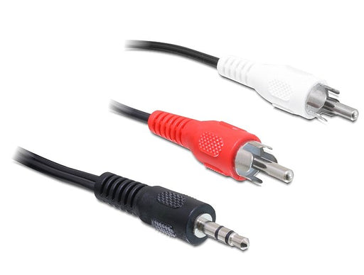 EAN 4043619842773 - DeLOCK 84277 cable de audio 10 m 3,5mm 2 x RCA Negro imagen 2