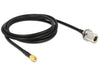 EAN 4043619888450 - DeLOCK 88845 cable coaxial 1,5 m Negro imagen 2