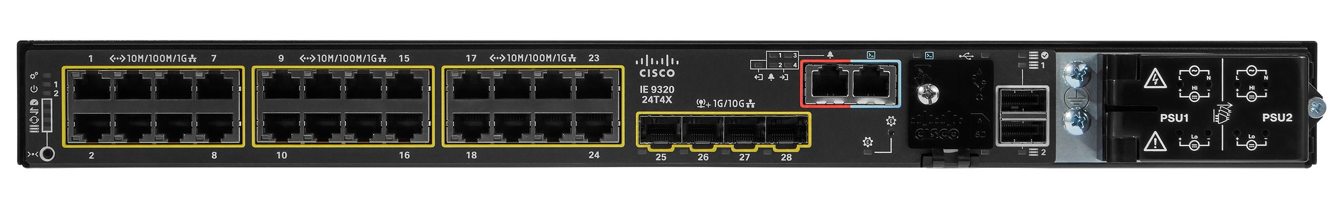 EAN 889728508384 - Cisco IE-9320-24T4X-E switch Gestionado L2/L3 Negro imagen 1