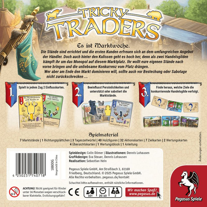EAN 4250231740718 - Pegasus Tricky Traders 40 min Juego de mesa imagen 4