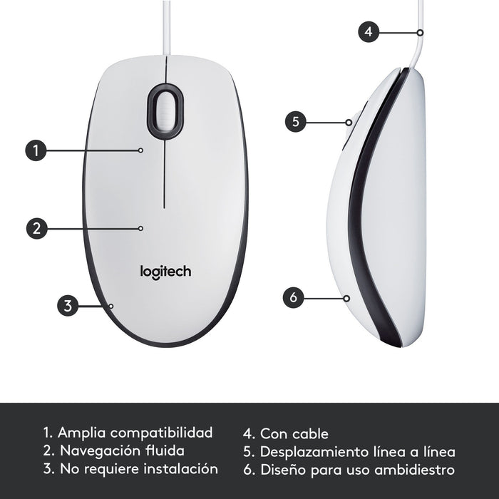 EAN 5099206070479 - Logitech 910-005004 ratón Oficina Ambidextro USB tipo A Óptico 1000 DPI imagen 16