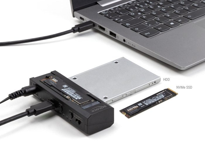 EAN 4043619642526 - DeLOCK 64252 base de conexión para disco duro USB 3.2 Gen 2 (3.1 Gen 2) Type-C Negro imagen 4