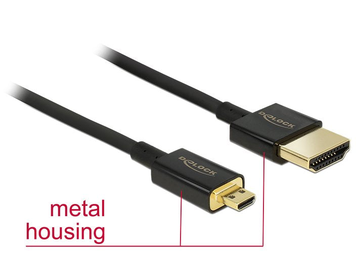 EAN 4043619851188 - DeLOCK 85118 cable HDMI 0,25 m HDMI tipo A (Estándar) HDMI Type C (Mini) Negro imagen 1