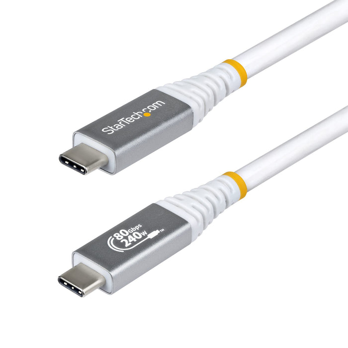 EAN 65030921527 - StarTech.com CC150CM80GUSB4CABLEW cable USB USB4 Gen 4x2 USB C imagen 1