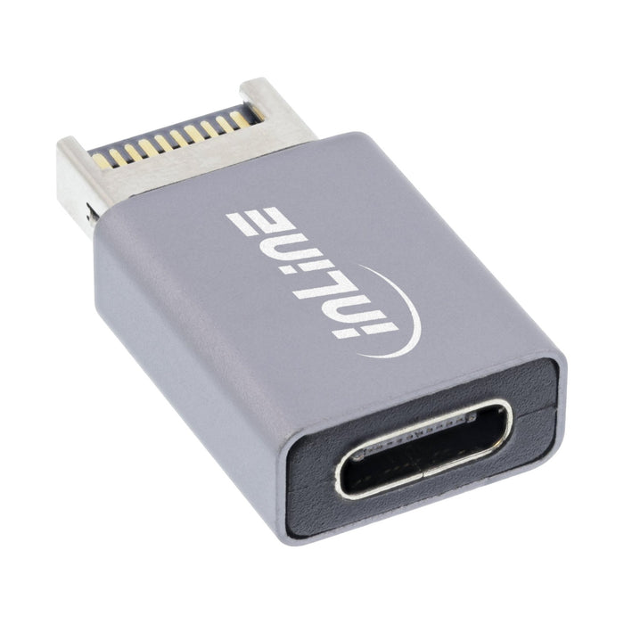 EAN 4043718315178 - InLine 33446P cambiador de género para cable Gris imagen 1
