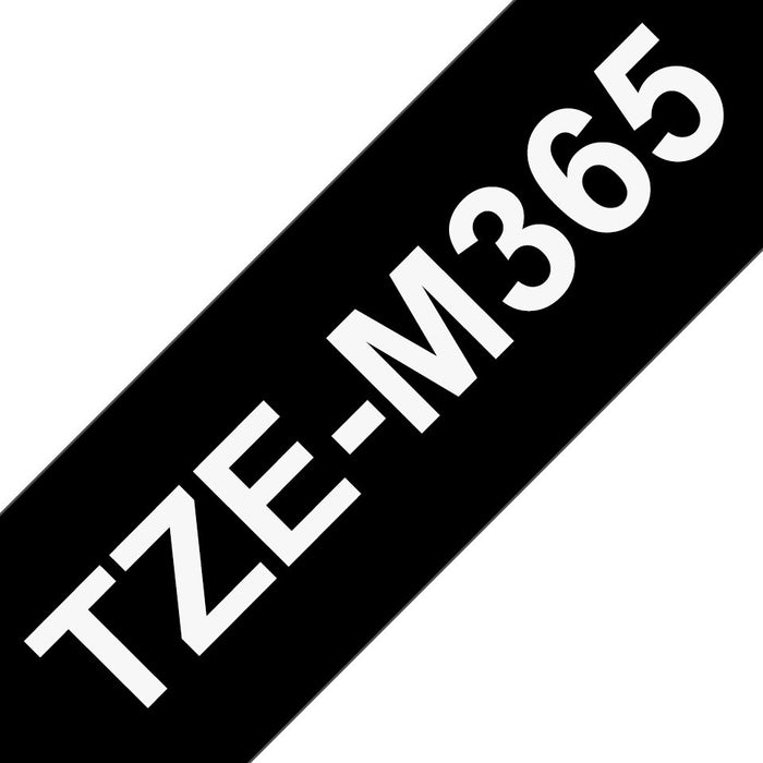 EAN 5715328105027 - Brother TZE-M365 cinta para impresora de etiquetas Blanco sobre negro imagen 1