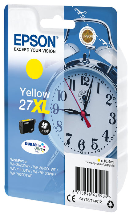 EAN 5057454494058 - Epson Alarm clock C13T27144012 cartucho de tinta 1 pieza(s) Original Alto rendimiento (XL) Amarillo imagen 2