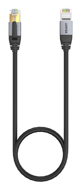 EAN 4894160055668 - UNITEK C18149AGY03-1M cable de red Negro Cat8 S/FTP (S-STP) imagen 2