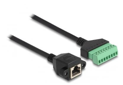 EAN 4043619660551 - DeLOCK 66055 cable de red Negro, Verde Cat6 U/UTP (UTP) imagen 2