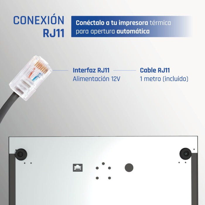 EAN 8435364320709 - iggual IRON-XS Cajón de efectivo automático y manual imagen 12