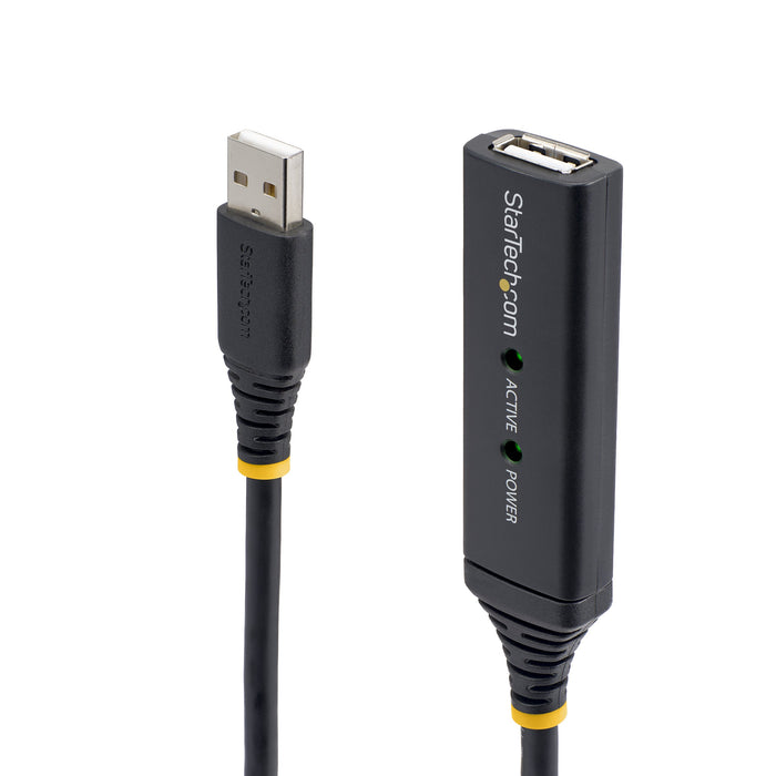 EAN 0065030856249 - StarTech.com USB2AAEXT5M cable USB USB 2.0 5 m USB A 0,48 Gbit/s Negro imagen 5