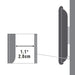 EAN 5711783797906 - Vivolink VLMW4280 soporte para TV 2,03 m (80") Negro imagen 3