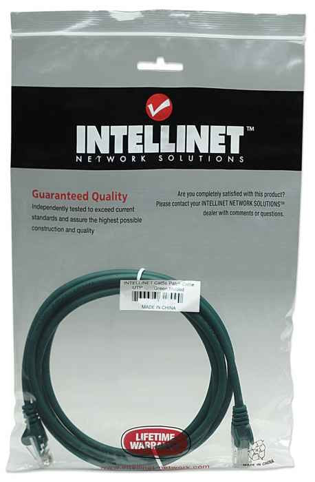 EAN 766623318945 - Intellinet 318945 cable de red Verde 1 m U/UTP (UTP) imagen 2