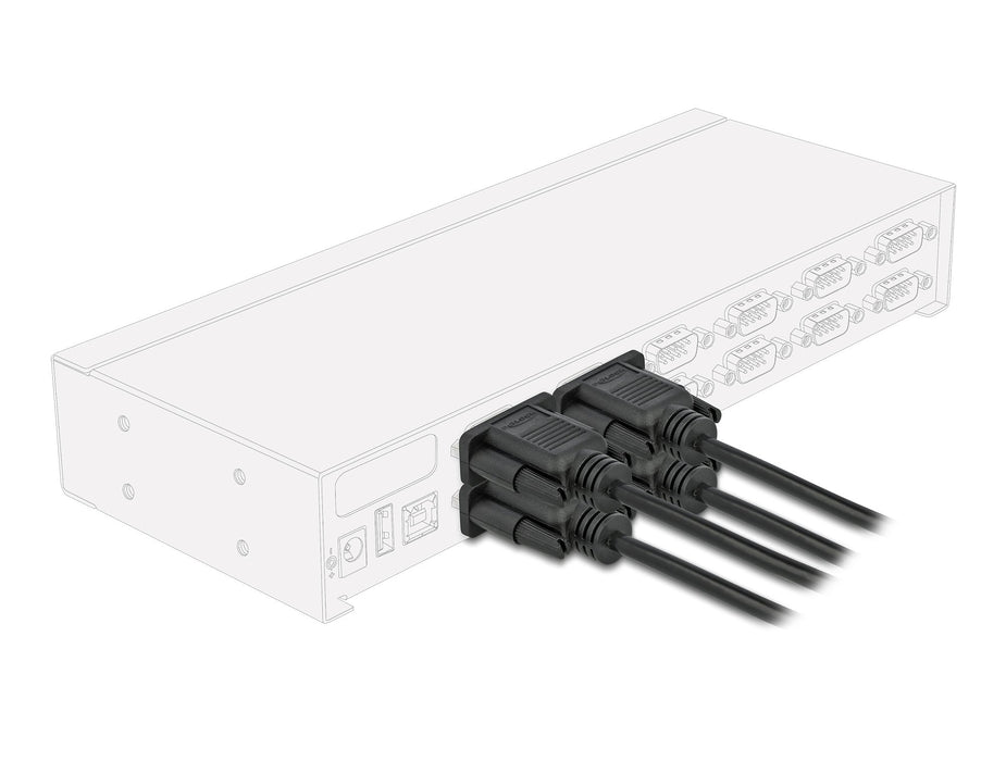 EAN 4043619868247 - DeLOCK 86824 cable de serie Negro DB-9 imagen 3