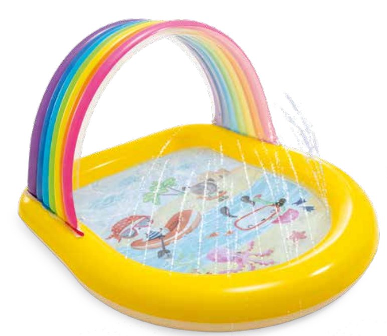 EAN 6941057417219 - Intex Rainbow Arch Spray Pool Piscina hinchable Ovalada 84 L Amarillo imagen 1
