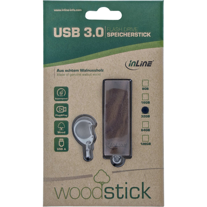 EAN 4043718251063 - InLine 35061W unidad flash USB 8 GB USB tipo A 3.2 Gen 1 (3.1 Gen 1) Madera imagen 4