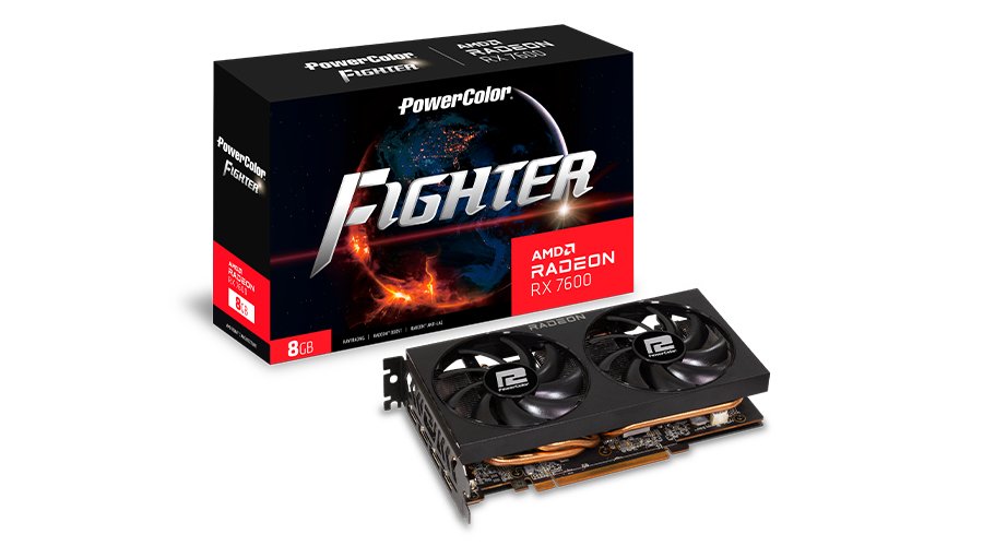 EAN 4713436174691 - PowerColor RX 7600 8G-F AMD Radeon RX 7600 8 GB GDDR6 imagen 6