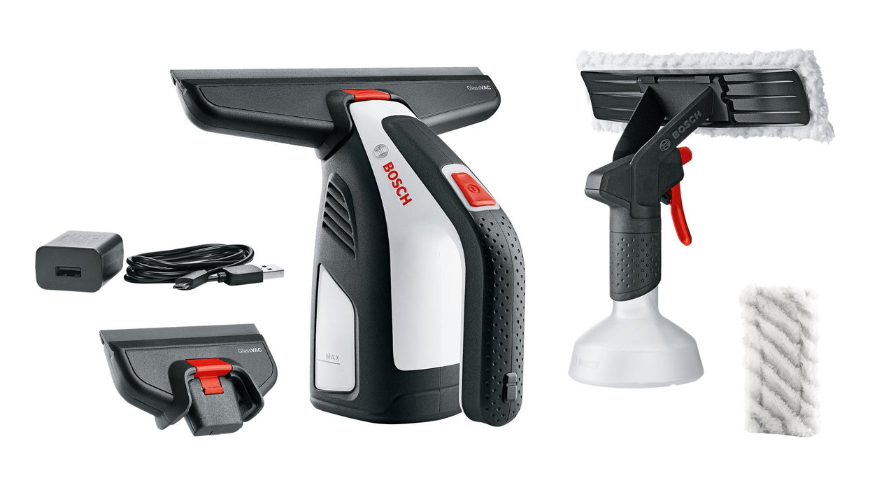 EAN 3165140920148 - Bosch GlassVAC limpiador eléctrico ventana 0,1 L Negro, Rojo, Plata imagen 1