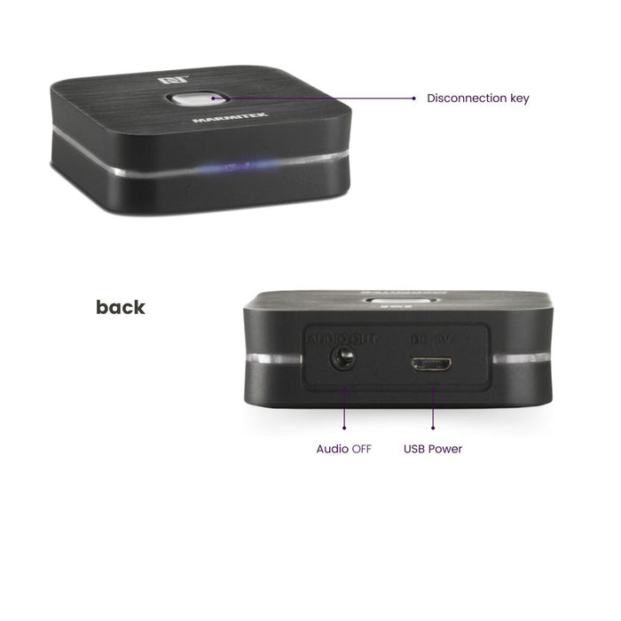 EAN 8718164531828 - Marmitek 25008182 receptor de audio bluetooth 100 m Negro imagen 5