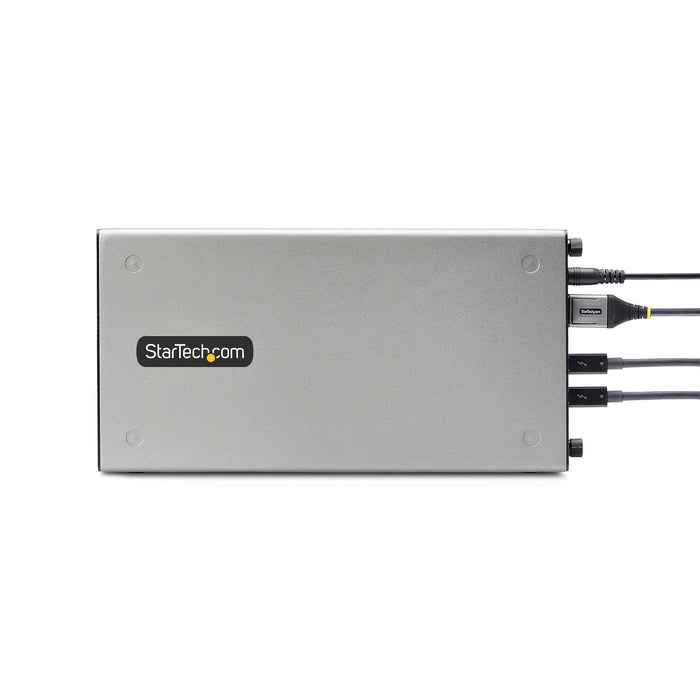EAN 0065030895002 - StarTech.com 2TBT3-PCIE-ENCLOSURE base para portátil y replicador de puertos Alámbrico Plata imagen 7
