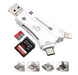 EAN 5704174199809 - CoreParts MMUSB-UNI-ADAPTER unidad flash USB Blanco imagen 1