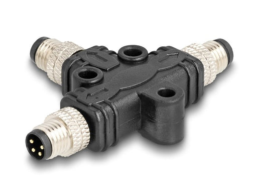 EAN 4043619605743 - DeLOCK 60574 cable divisor y combinador Divisor de señal para cable coaxial Negro imagen 1