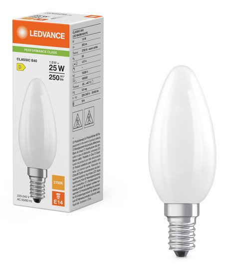 EAN 4099854466212 - Osram LED CLASSIC B P lámpara LED Blanco cálido 2700 K 1,8 W E14 D imagen 5