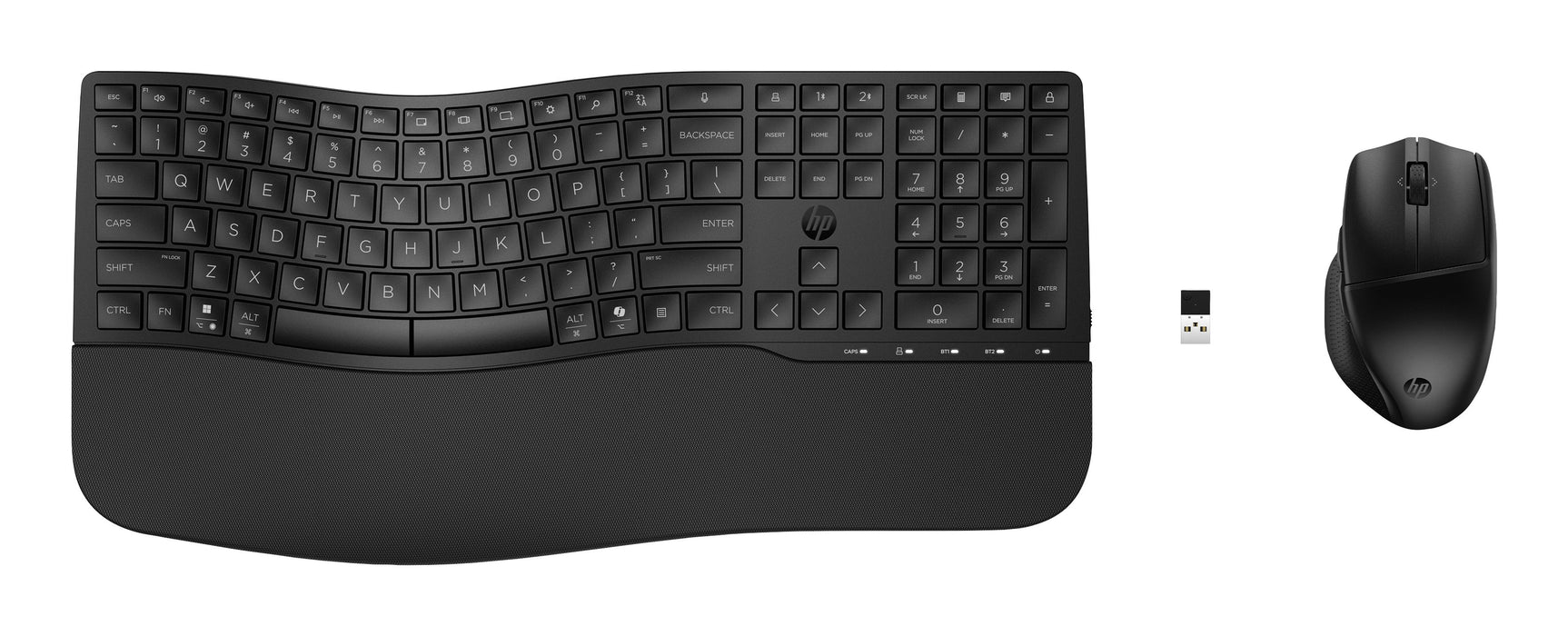 EAN 197498230788 - HP 680 Comfort Dual-Mode Keyboard and Mouse Combo teclado Ratón incluido Hogar RF Wireless + Bluetooth Neg imagen 1