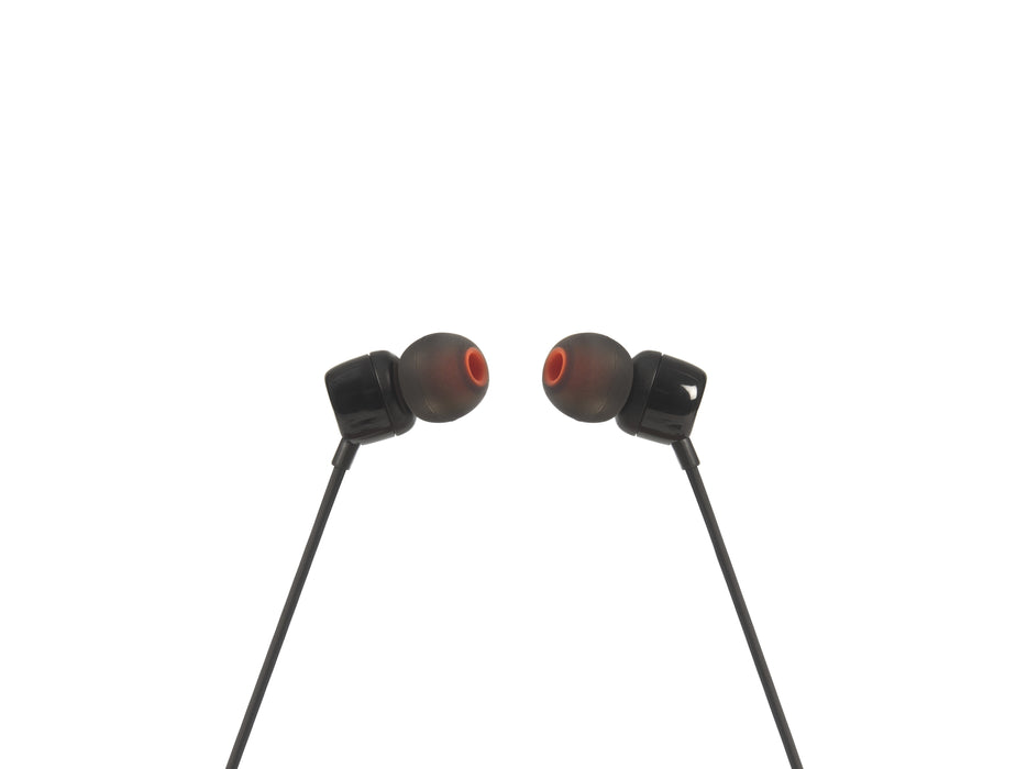 EAN 1200130022722 - JBL Tune 110 Auriculares Alámbrico Dentro de oído Llamadas/Música Negro imagen 1