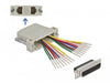 EAN 4043619668335 - DeLOCK 66833 cambiador de género para cable D-Sub 25pin 2x RJ-45 imagen 1