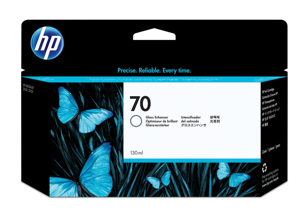 EAN 0882780528765 - HP 70 130-ml Gloss Enhancer DesignJet Ink Cartridge cartucho de tinta 1 pieza(s) Original Rendimiento est imagen 1