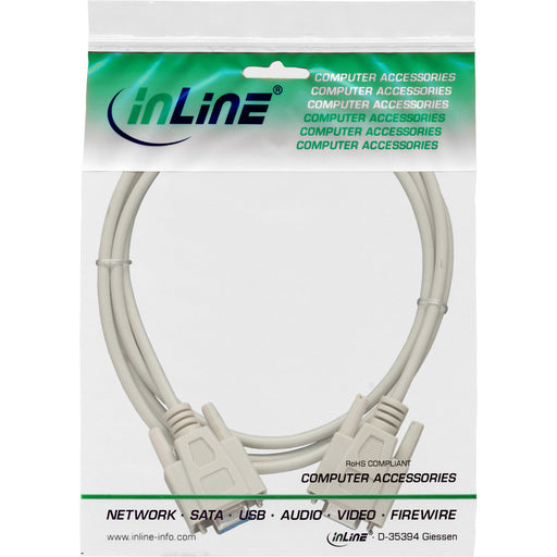 EAN 4043718002764 - InLine 12229 cable de serie Beige 1,8 m imagen 2