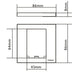 EAN 3446602000005 - Vision TC3 SURR1G placa de pared y cubierta de interruptor Blanco imagen 4