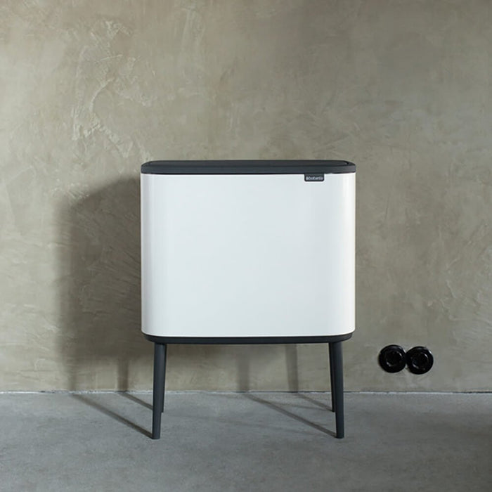 EAN 8710755313523 - Brabantia 313523 papelera 33 L Rectangular Acero inoxidable Negro, Blanco imagen 10