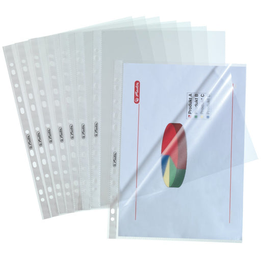 EAN 4008110312408 - Herlitz 10840098 protector de hojas Polipropileno (PP) 100 pieza(s) imagen 2