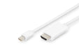 EAN 4016032438625 - Digitus AK-340304-020-W adaptador de cable de vídeo 2 m HDMI tipo A (Estándar) Blanco imagen 1