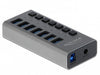 EAN 4043619636693 - DeLOCK 63669 hub de interfaz USB 3.2 Gen 1 (3.1 Gen 1) Type-B 5000 Mbit/s Gris imagen 1