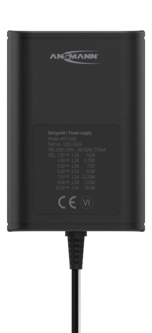 EAN 4013674164127 - Ansmann APS 1500 Universal Negro Corriente alterna Interior imagen 2