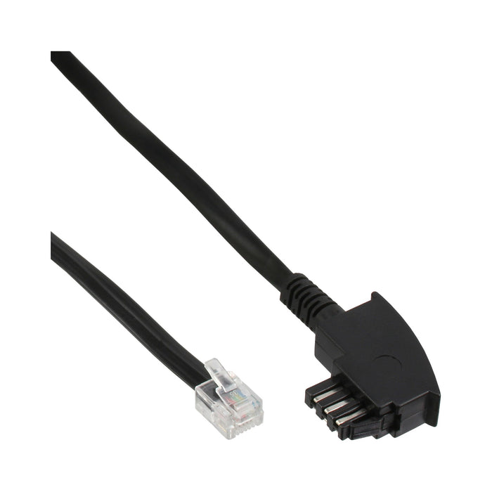 EAN 4043718024032 - InLine 18813B cable telefónico 3 m Negro imagen 1